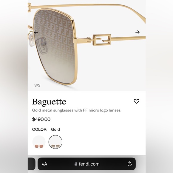 ✨FENDI✨ SUNGLASSES - Picture 3 of 9